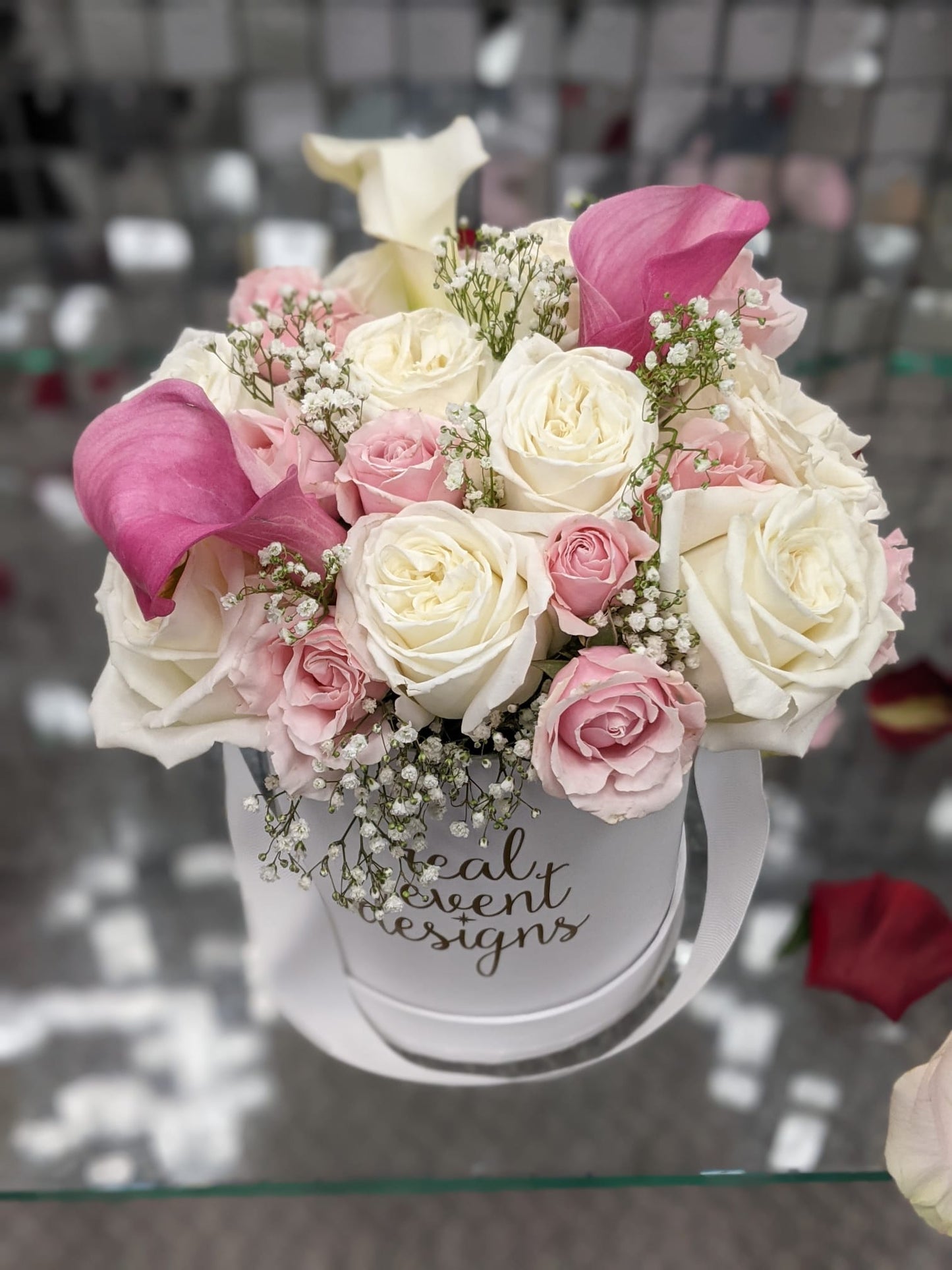 FRESH FLORAL BOX ARRANGEMENTS
