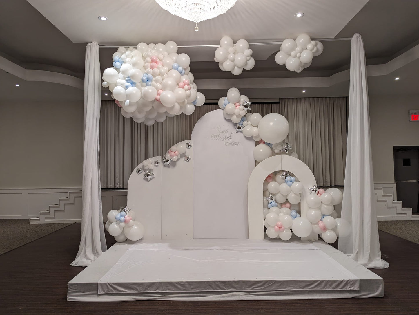 8ft ARCH SOLID BACKDROP