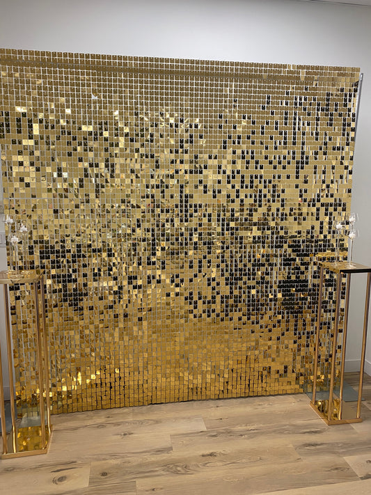 GOLD SHIMMER WALL
