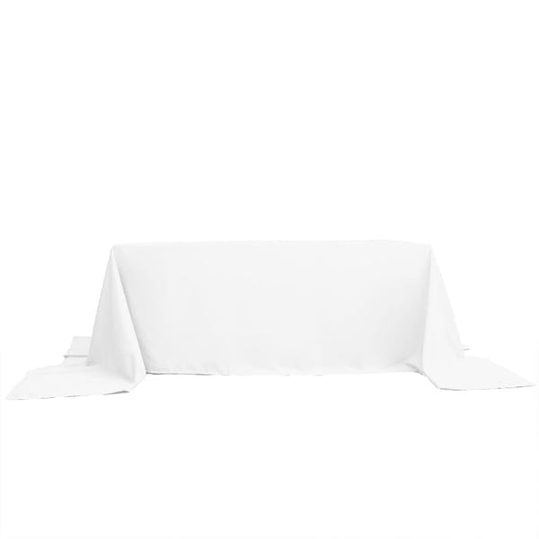 WHITE POLYESTER TABLE CLOTHS