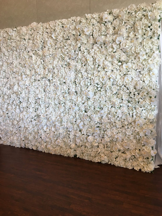 WHITE FLORAL WALL
