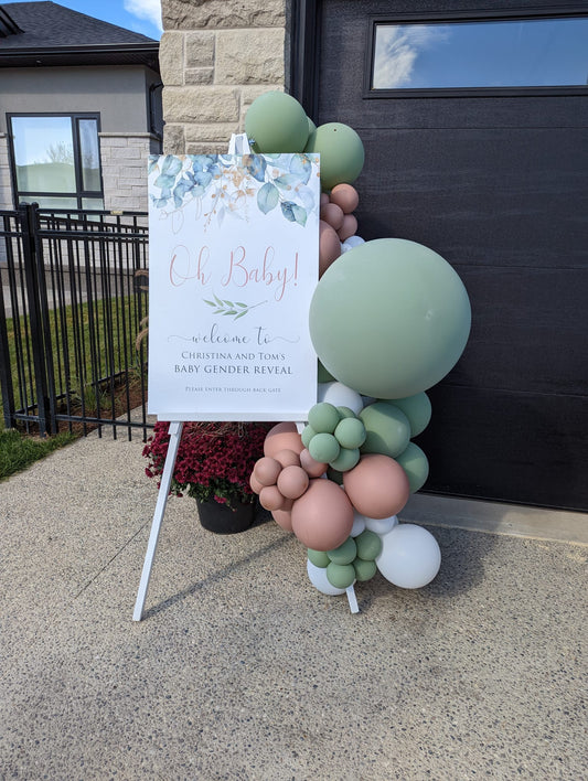 WELCOME SIGN WITH BALLOONS PACKAGE