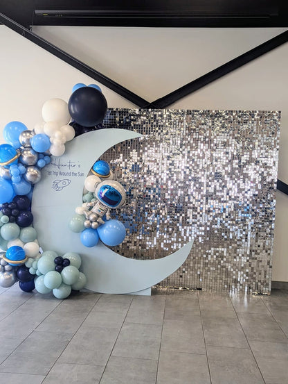SILVER SHIMMER WALL