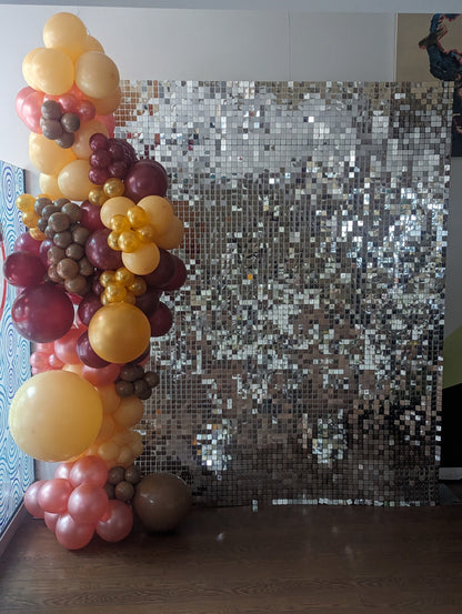 SILVER SHIMMER WALL