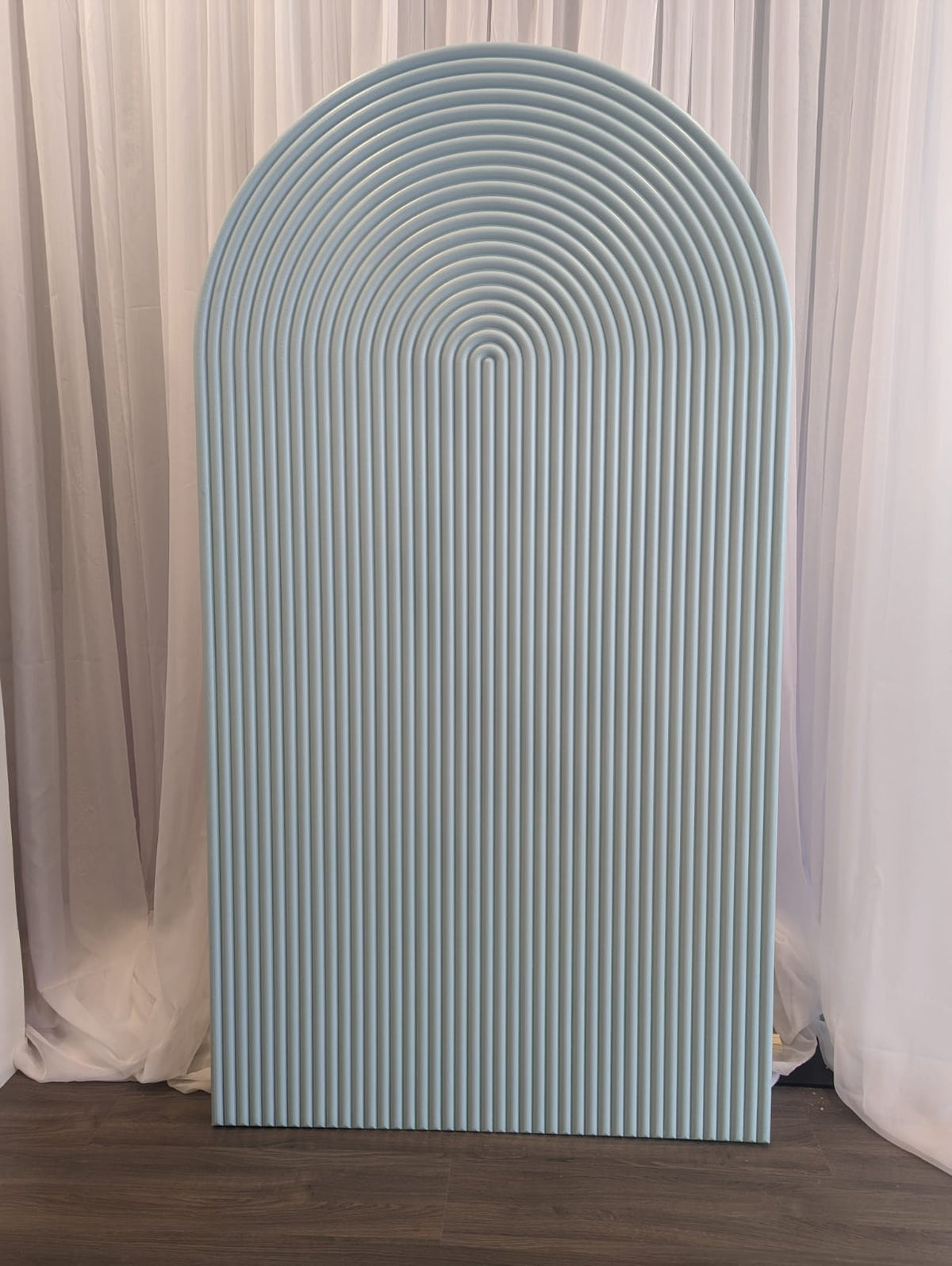Full Ripple Backdrop Oval Ripple Backdrop – Real Event Designs