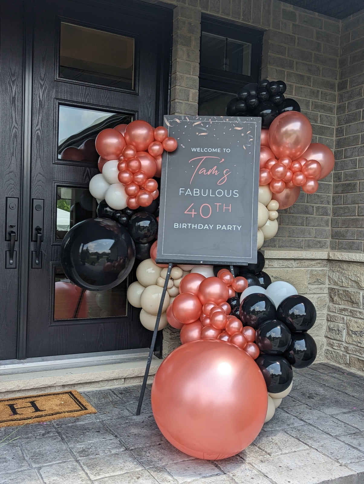 WELCOME SIGN WITH BALLOONS PACKAGE