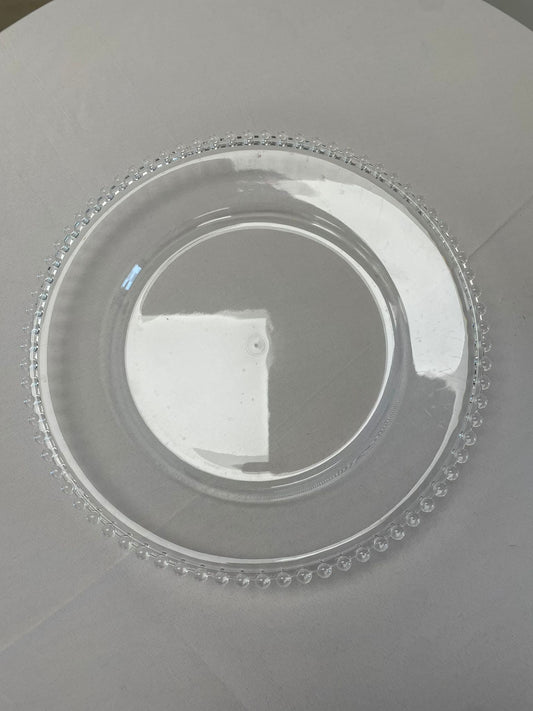 CLEAR ACRYLIC CHARGER PLATES