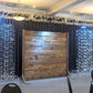 WOODEN BACKDROP
