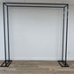 BLACK RECTANGULAR METAL ARCH